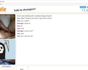 OMEGLE COUPLE PLAYING