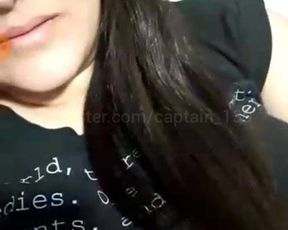 MOBILE FUN 22 - Mexican girl watch handjob, show tits in CAM