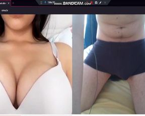 Omegle #1 - Cum for Horny Turkish Big Boobs