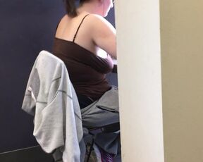 20yr old braless chubby in the library