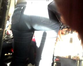 What cool buttocks I had up close