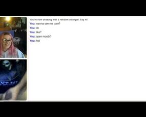 Omegle 15 (cumming for emo girl)