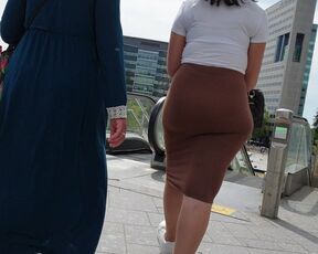 Arab big ass walking