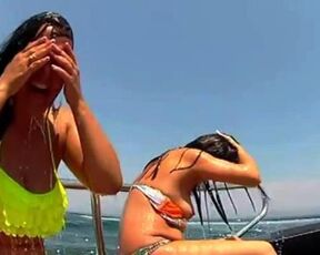 Crazy boat boob slip