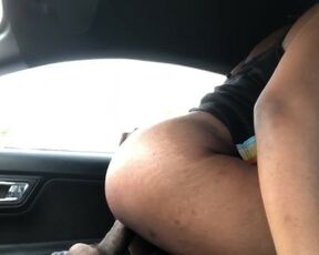 Would you putt it in my tight ass daddy please horny sexy ebony in car