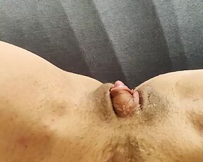 POV on clit rubbed to orgasm (120fps)