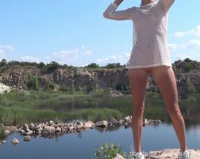 Сlimbing rocks in Fishnet