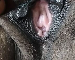 Meri wife ki kali chut, my wife black pussy closeup