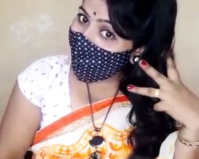 Marathi indian geetahousewife dirty talking and self nude dancing video