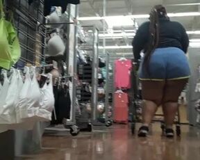 Ebony Bbw, VPL knows she gotta big booty. Prt.2