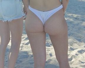 Candid round ass cheeky bikini pt.2