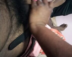 Tamil village wife hot back and handjob