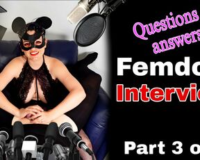 Femdom Q&A Interview 3 Real Couple Homemade Amateur BDSM Bondage Submissive Female Domination FLR Milf Stepmom