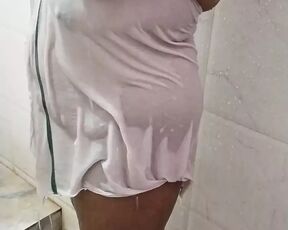 Desi bathing