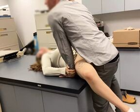 Hot secretary gets fucked in copy room