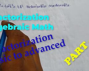 Factorization Math Slove by Bikash Edu Care Episode 11