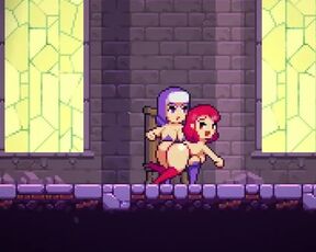 Scarlet Maiden Pixel 2D prno game part 1