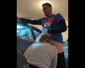 Head in Garage with Cum