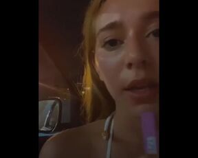 Rubia Chilena Mueve El Culo Por Instagram Live